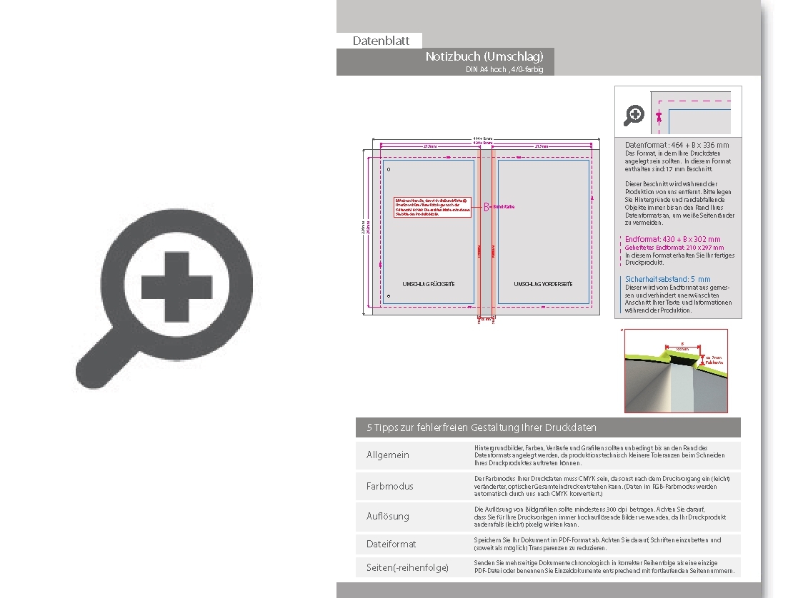 Product Bild notizbuch_din_a4_hoch__umschlag__hardcover_4_0-farbig__inhalt__64_karierte_inhaltsseiten