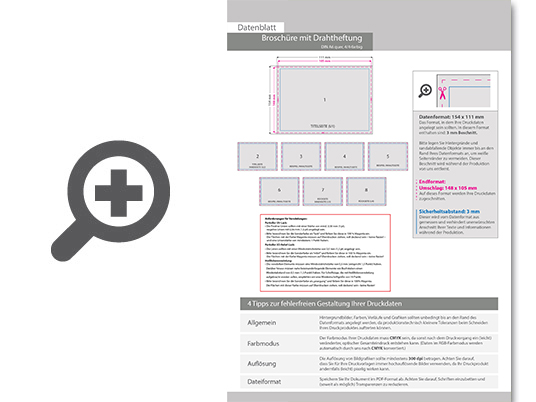 Product Bild brosch__re_mit_drahtheftung__endformat_din_a6_quer__52-seitig